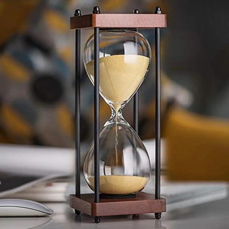 TempoGlass – Timer elegante da 60 minuti con flusso visivo per la gestione del tempo e la concentrazione