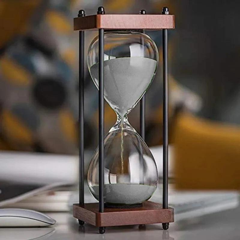 TempoGlass – Timer elegante da 60 minuti con flusso visivo per la gestione del tempo e la concentrazione