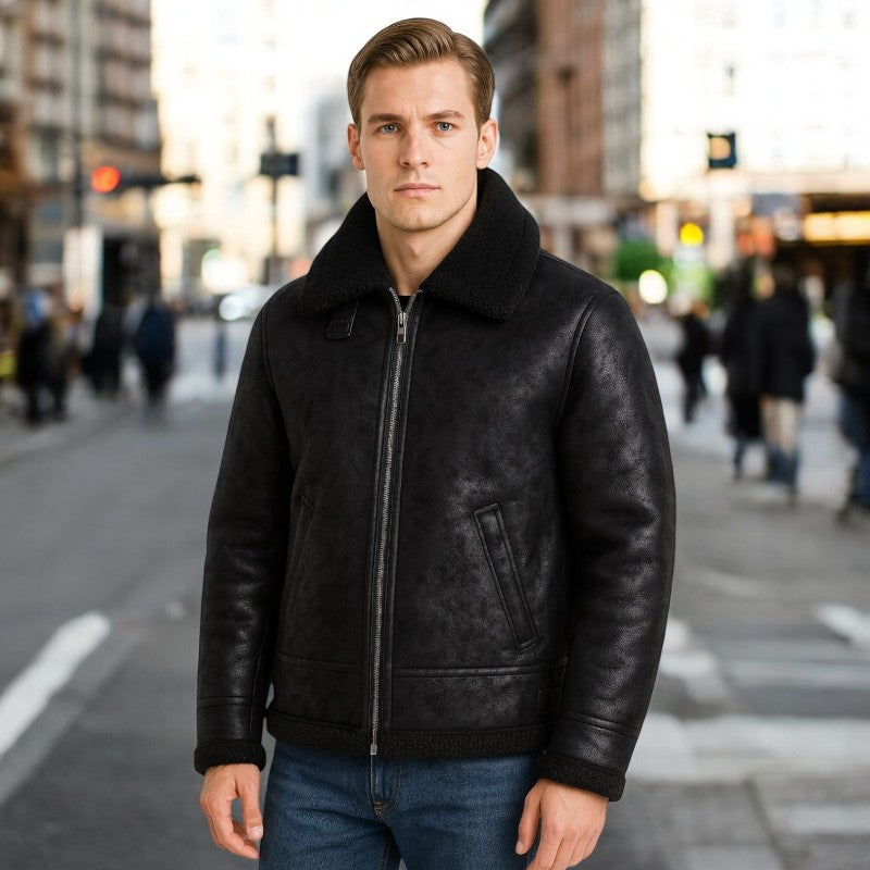 Corbin - Veste zippée à manches longues avec poche latérale