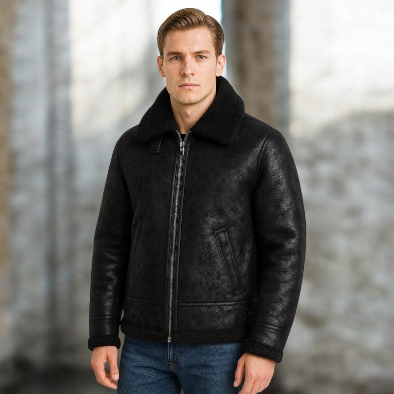 Corbin - Veste zippée à manches longues avec poche latérale