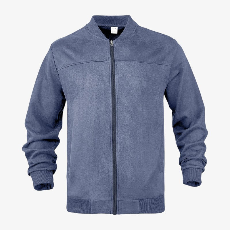 Ribforge - Men's Bomber Jacket with Stand-Up Collar