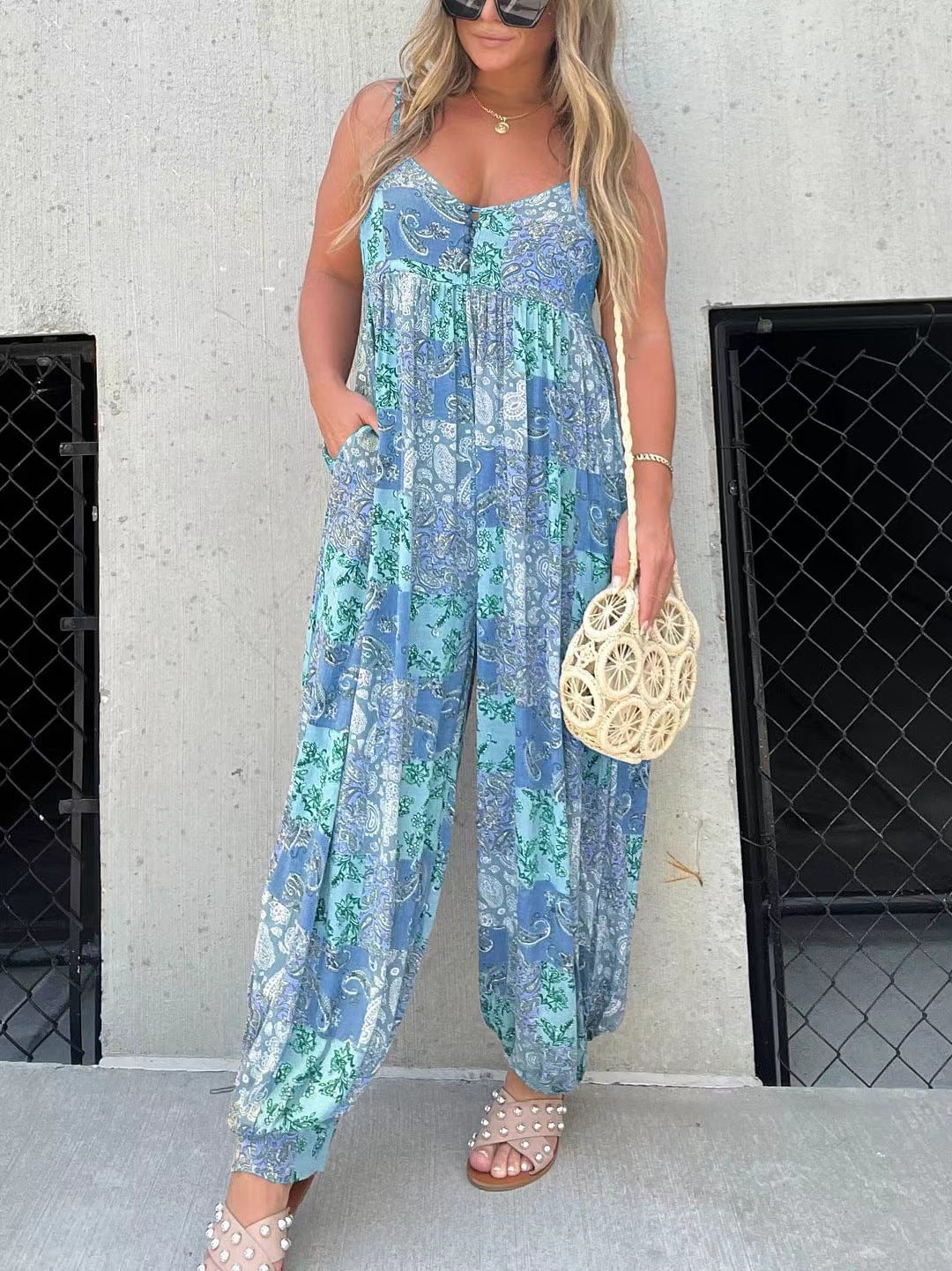 PrintSplash™ - Halter Chique jumpsuit