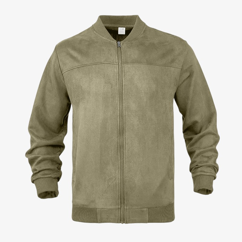 Ribforge - Men's Bomber Jacket with Stand-Up Collar