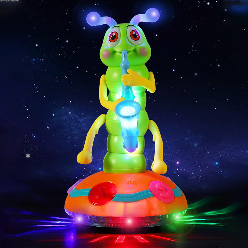 GroovyBug - Omidă saxofon dansatoare cu lumină și muzică