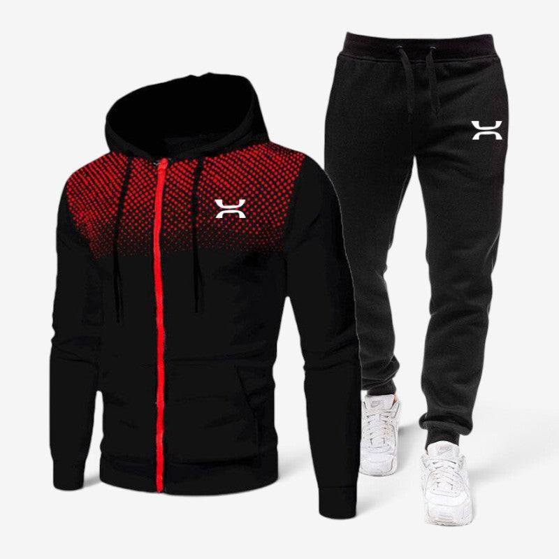 Adam – Survêtement de sport avec sweat à capuche et pantalon de jogging