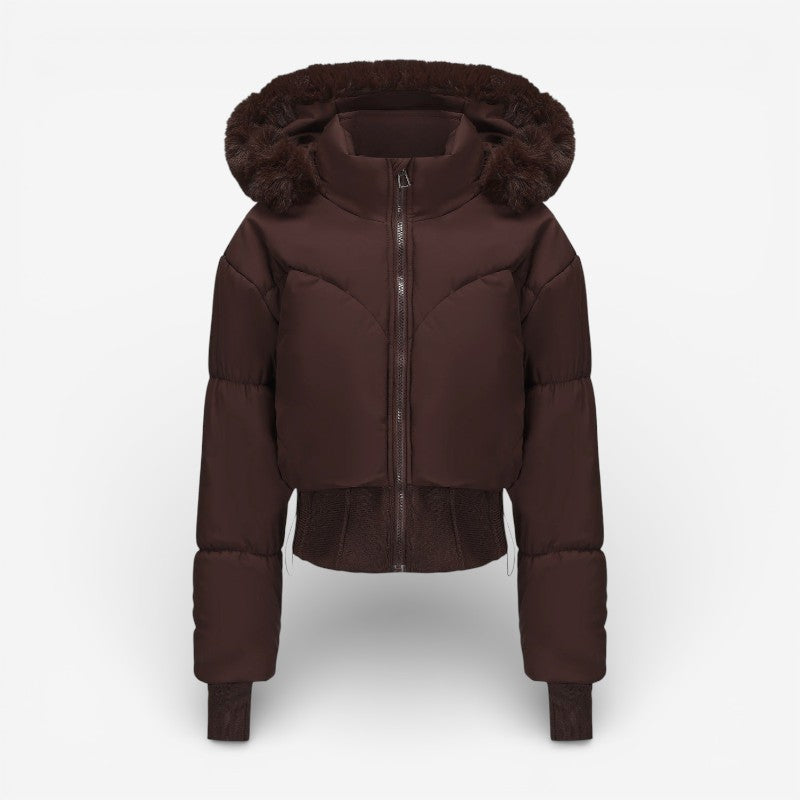 Virelle - Long sleeve padded jacket with zip closure