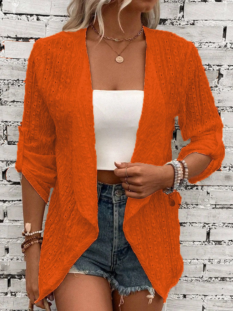 Hannah – Cardigan elegante con maniche lunghe e apertura frontale