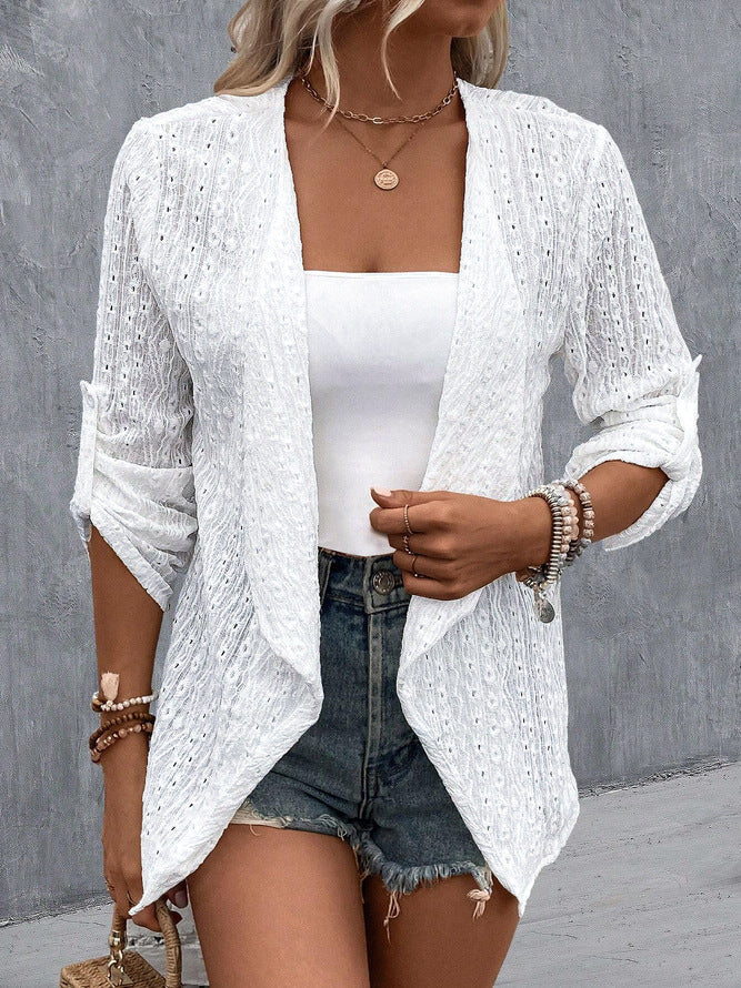 Hannah – Cardigan elegante con maniche lunghe e apertura frontale