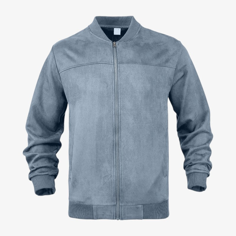 Ribforge - Men's Bomber Jacket with Stand-Up Collar