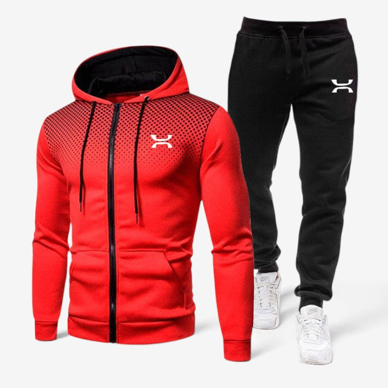 Adam – Survêtement de sport avec sweat à capuche et pantalon de jogging
