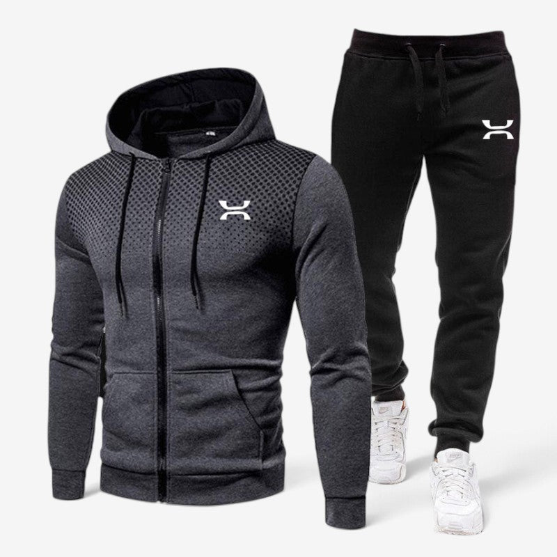 Adam – Survêtement de sport avec sweat à capuche et pantalon de jogging