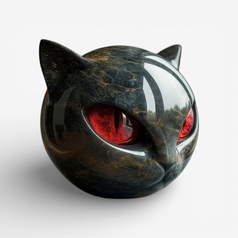 CatAura - Mini scultura portatile di gatto con design decorativo