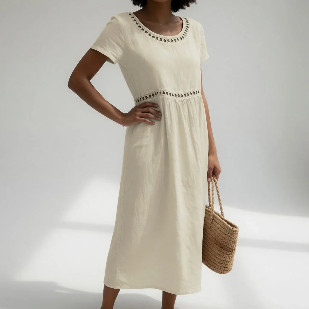 Embroidered Summer Dress for Women