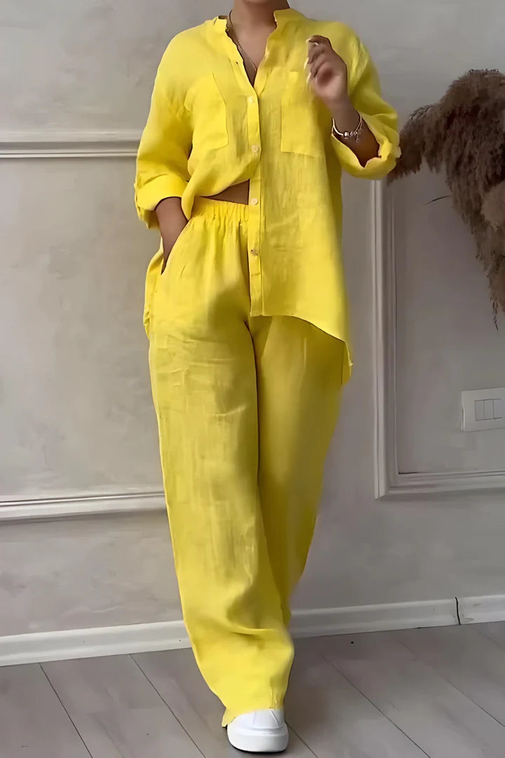 FusionChic™ - Ensemble Robes en Lin Élégantes | 1+1 Gratuit