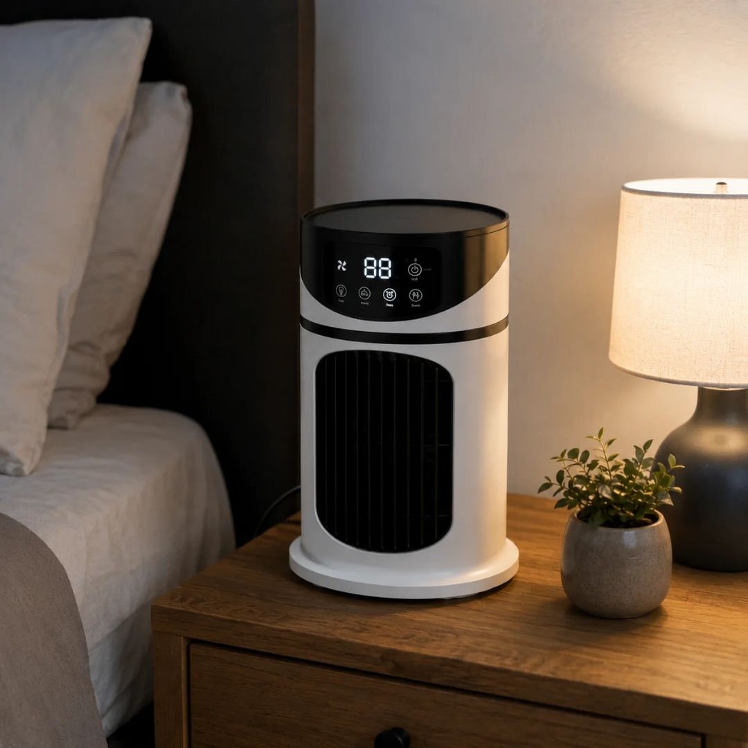 Portable Air Cooler with Digital LED Display & Remote Control