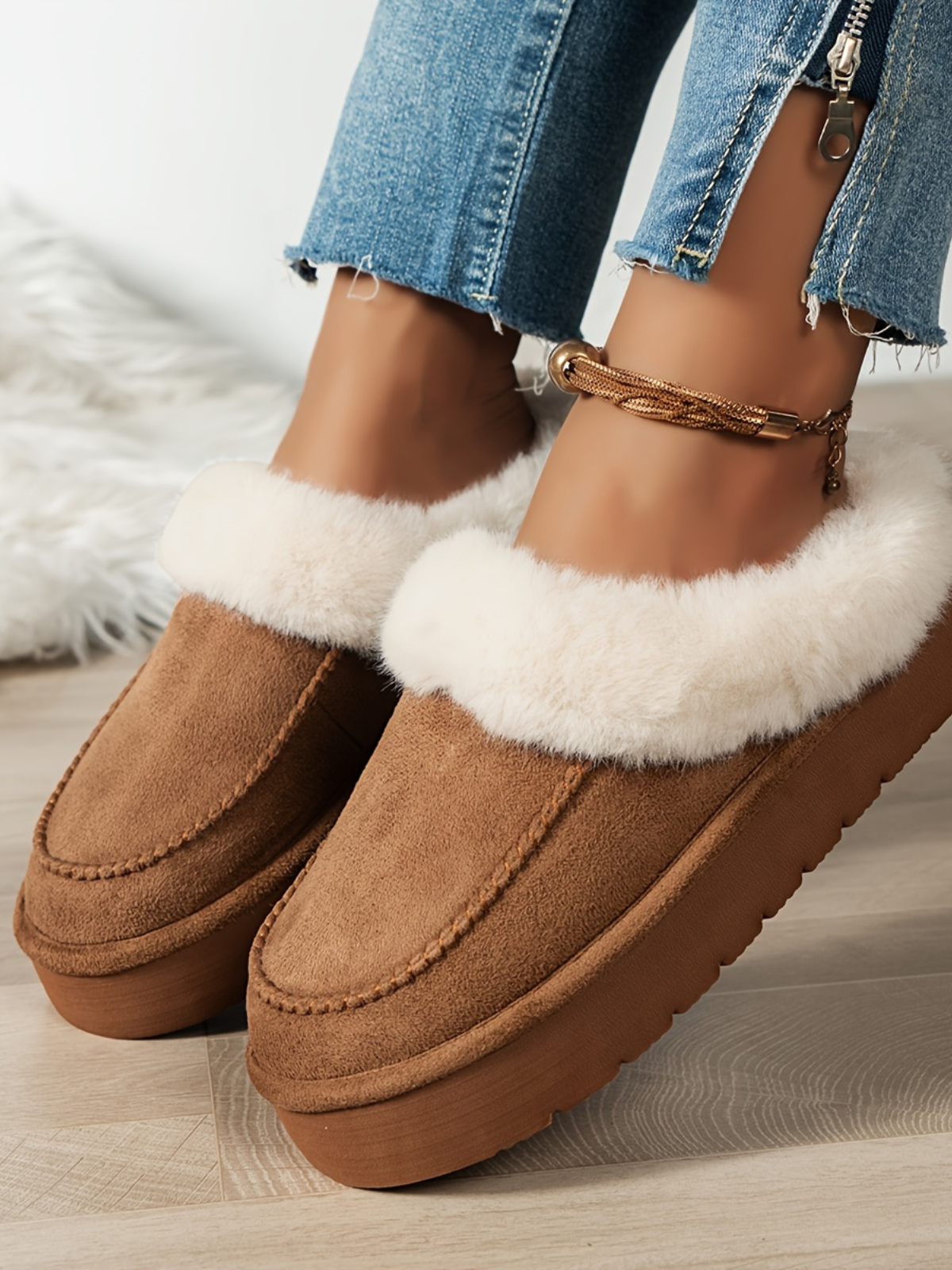 Hannah - Cozy slippers with soft lining and durable sole