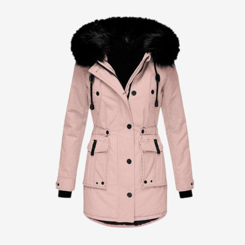 Julia – Manteau à manches longues, capuche réglable et plusieurs poches