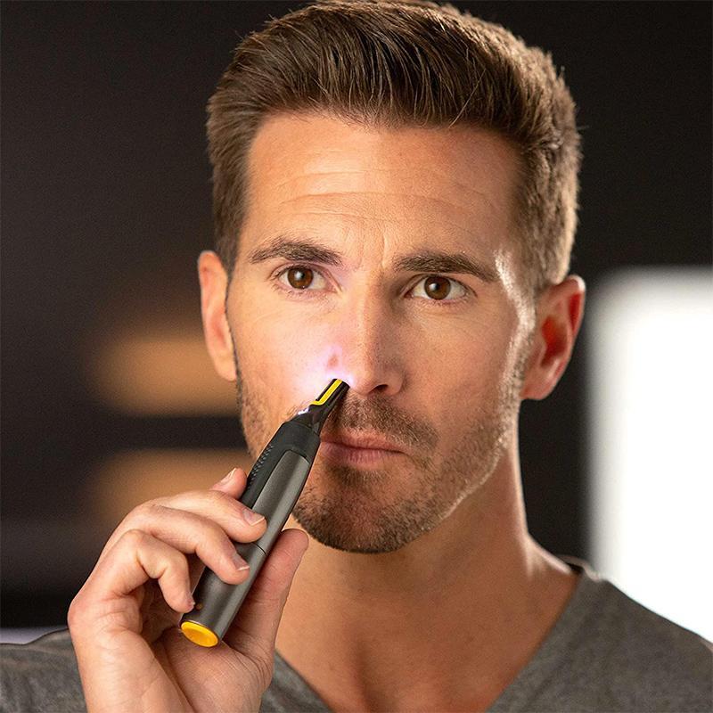 TrimVanta – Precision Trimmer with Titanium-Coated Stainless Steel Blade and LED Light