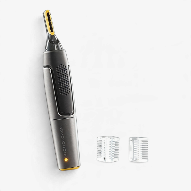 TrimVanta – Precision Trimmer with Titanium-Coated Stainless Steel Blade and LED Light