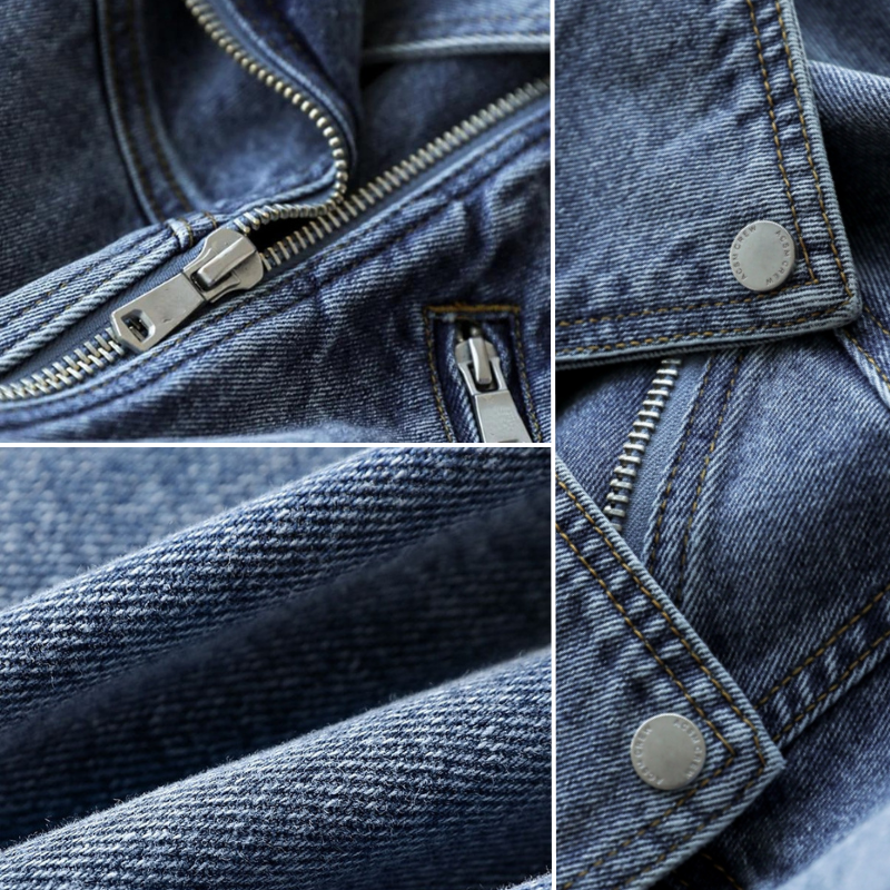 Leah - Veste en denim vintage élégante avec coupe flatteuse et détails authentiques