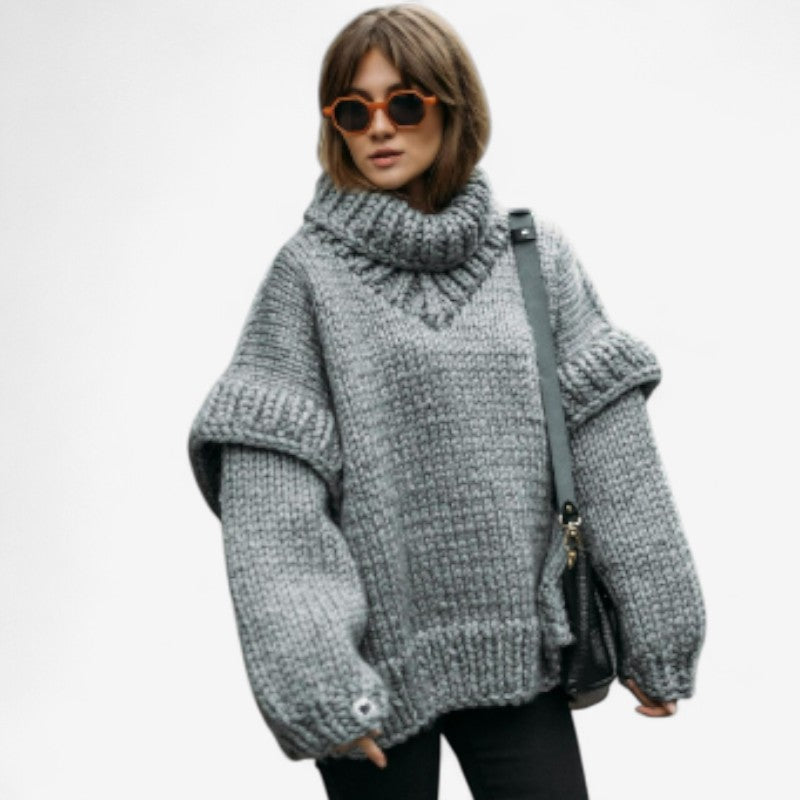 Maria – Oversized svetr s dlouhými rukávy