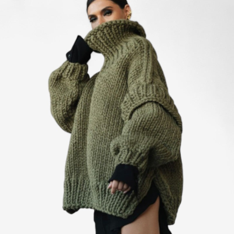 Maria – Oversized svetr s dlouhými rukávy