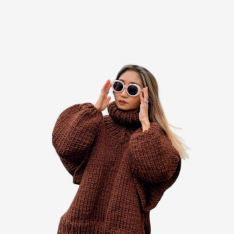 Maria – Oversized svetr s dlouhými rukávy