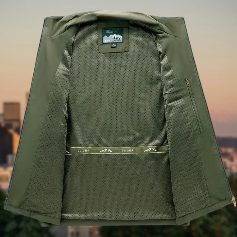 Harry - Casual cardigan with a turned-down collar for a polished look