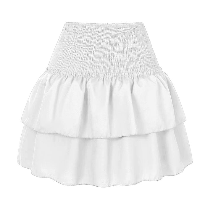 Isabela - Jupe midi élégante avec taille élastique et motif imprimé