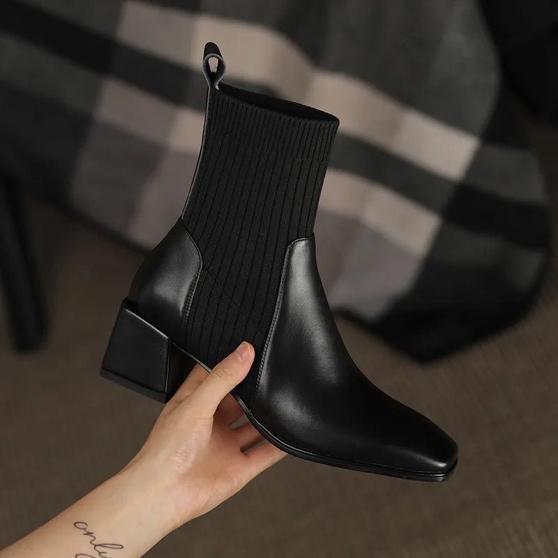 Babsi - Lightweight non-slip ankle sock boots for comfort