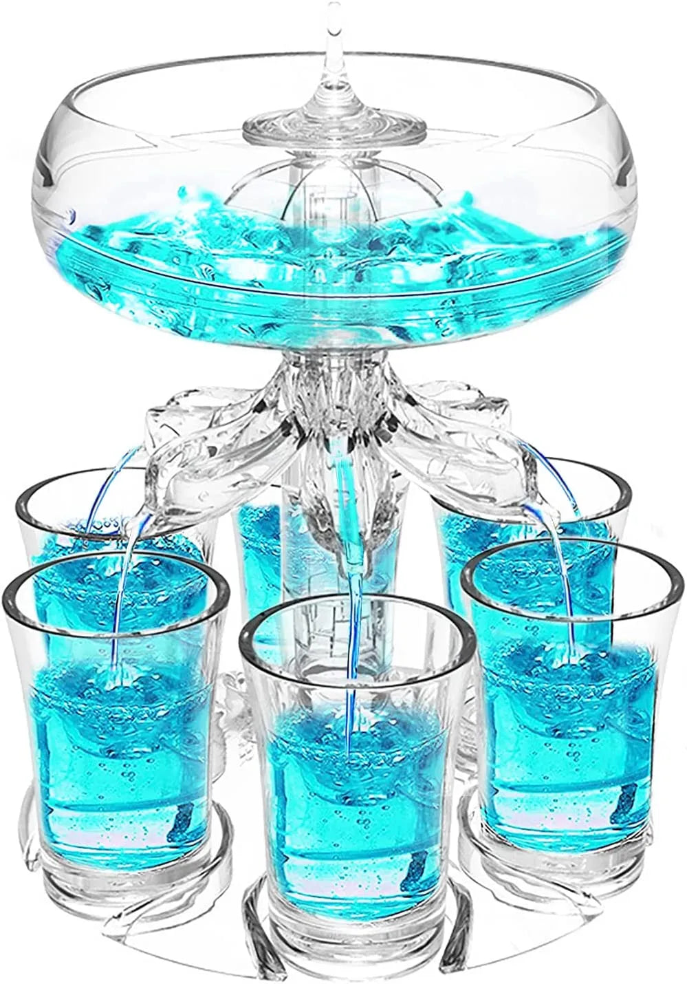 EasyDispenser - Sada vinných sklenic pro rodinná setkání s chytrým dávkovačem a elegantním designem