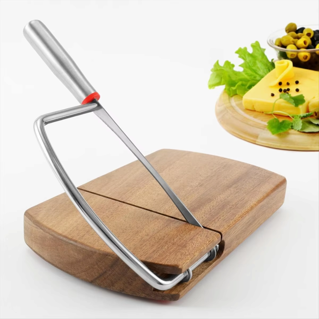 Affettatrice per formaggio CheeseCraft – con meccanismo di taglio a filo