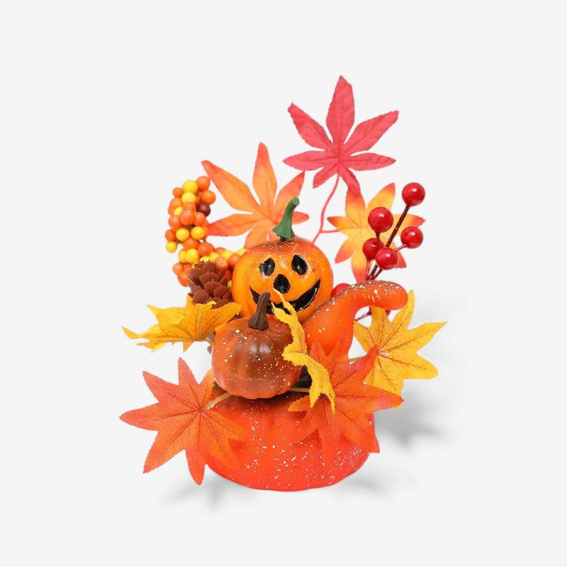 GhostlyGourd - Halloween Decorative Ornament with Pumpkin-Inspired Design