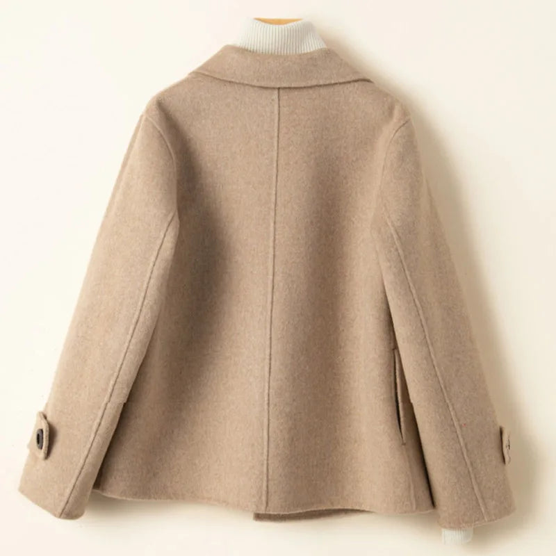 Veloria – Veste Croisée avec Col Revers