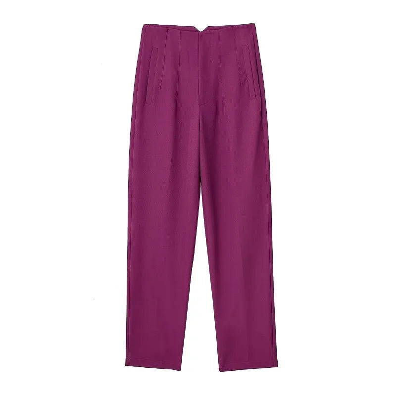 Elena - Pantaloni slim fit sofisticați pentru stil formal și smart-casual