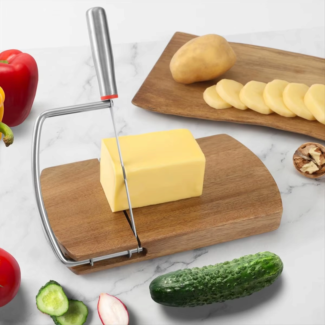 Affettatrice per formaggio CheeseCraft – con meccanismo di taglio a filo