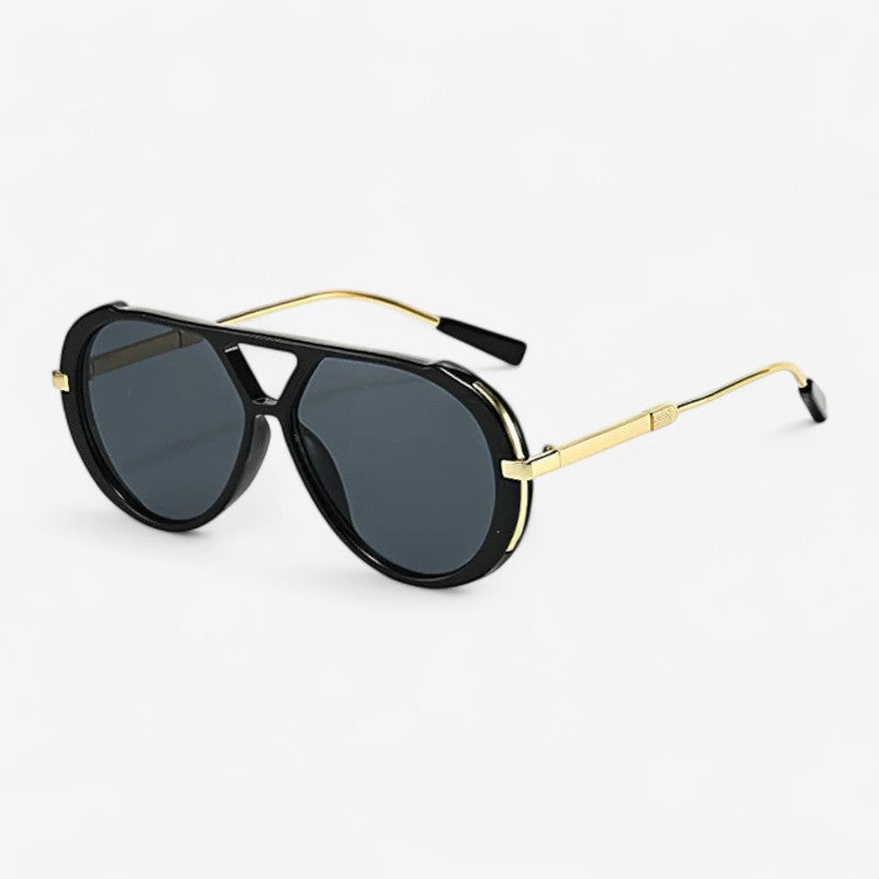 StyleHunt – okulary przeciwsłoneczne o owalnym kształcie z panterkowym wzorem