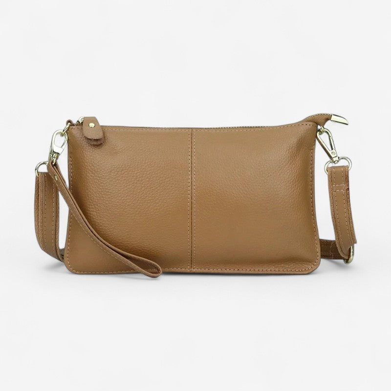 Lauren – Handbag with Buckle Strap and Zipper Pockets