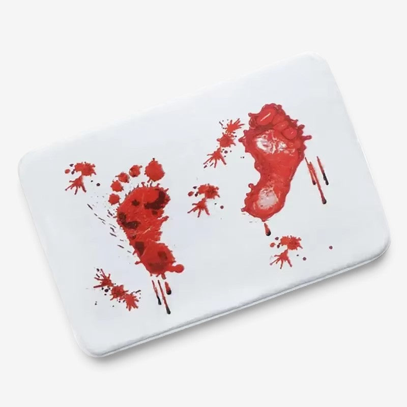 BloodBath - Bath Mat with Blood Splatter Design