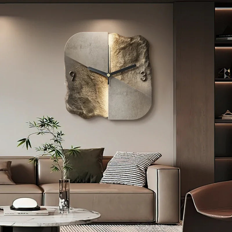 LuxClock - Wall clock with abstract design for an elegant touch