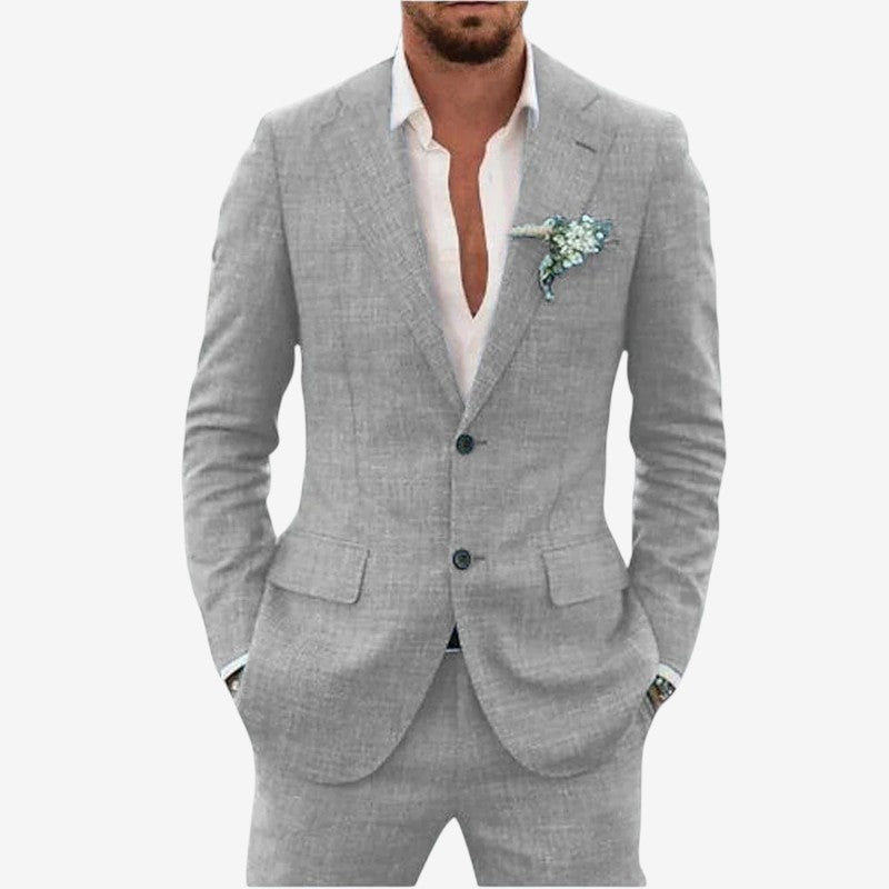Costum două piese pentru bărbați, sacou și pantaloni