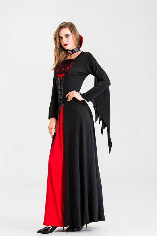 Aria - Vampire Devil Costume with Lace Up Design