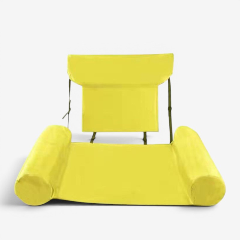 Chaise longue gonflable pour piscine avec sangle de soutien réglable