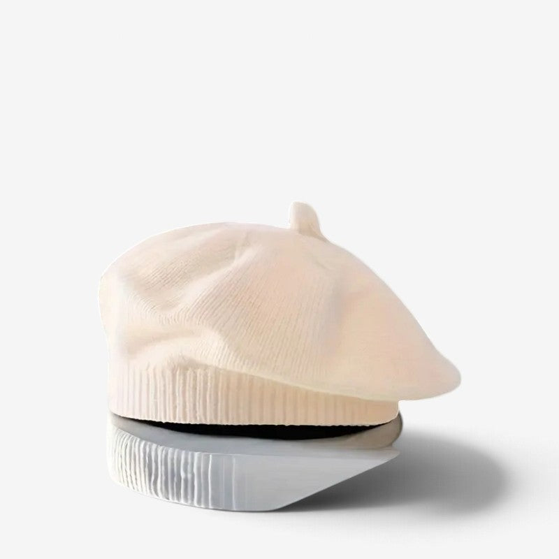 MiniFlora - Béret en tricot pour tout-petit avec motif floral