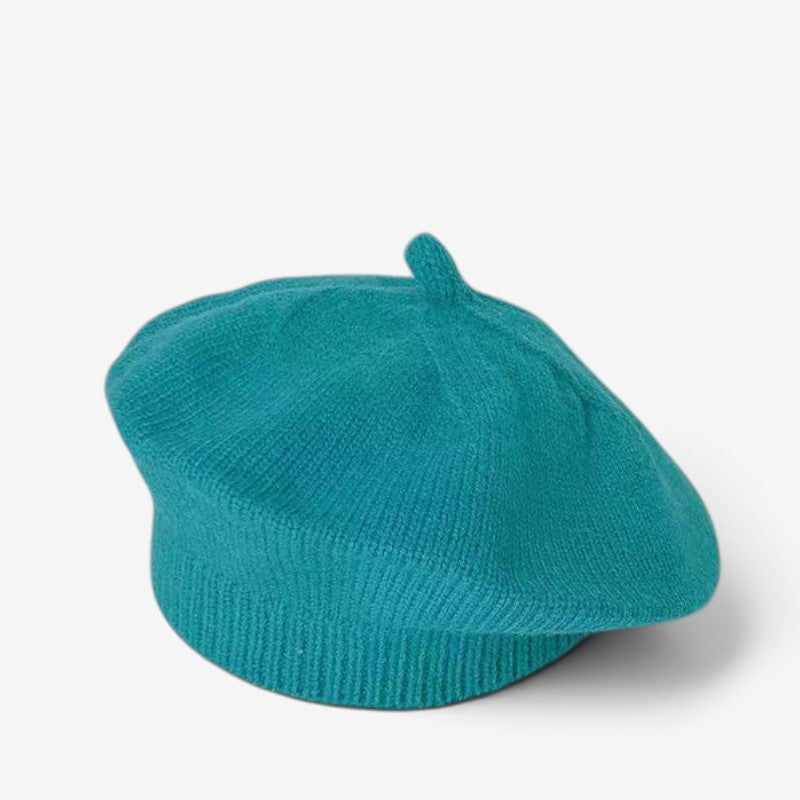 MiniFlora - Béret en tricot pour tout-petit avec motif floral