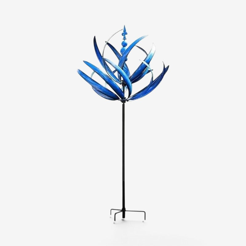 GardenBreeze - Decorative Garden Wind Spinner with Lotus Design