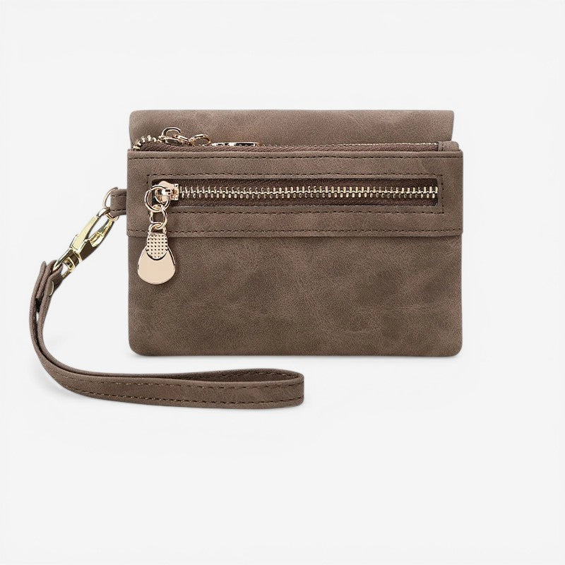 Women Zip-Around Wallet with Coin Purse & Multiple Compartments