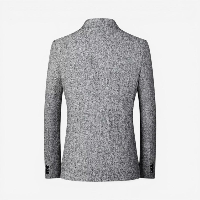 Blazer da uomo slim fit a manica lunga per ufficio ed eventi