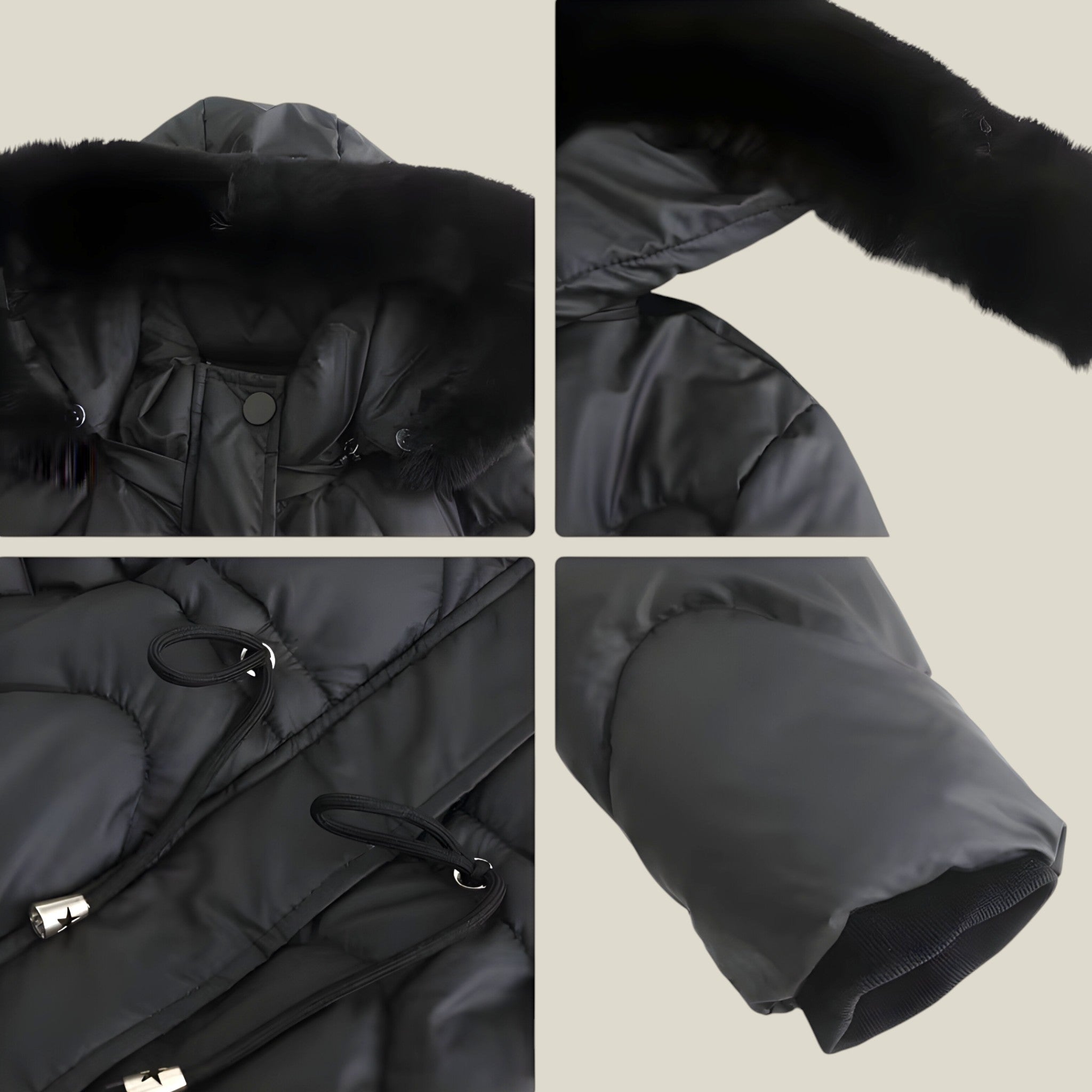 Scarlett - Winter Coat with Slim Fit, Insulated Hood, and Functional Pockets