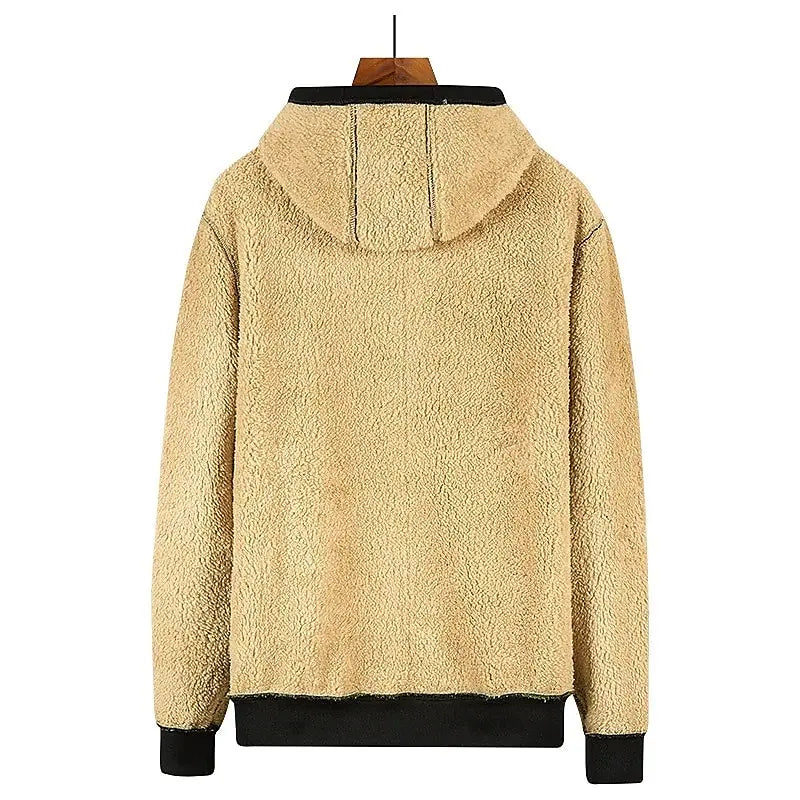 Nathaniel - Jacket with Hood and Long Sleeves with Zipper Closure